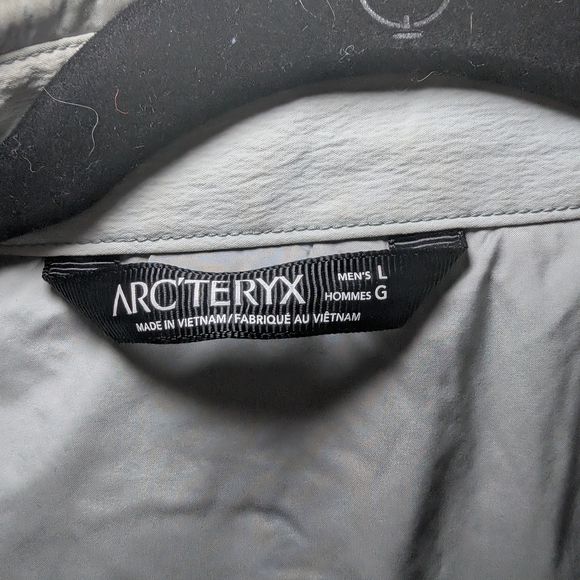 Arc'teryx Men's Rico Shacket Grey 750 Down Snap Front Shirt Jacket | Large - Picture 9 of 12